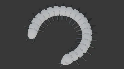 The Centipede — 3D printed flexi animal