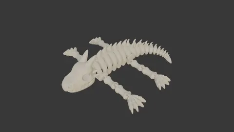 The Fictional Dinosaur — 3D printed flexi reptile