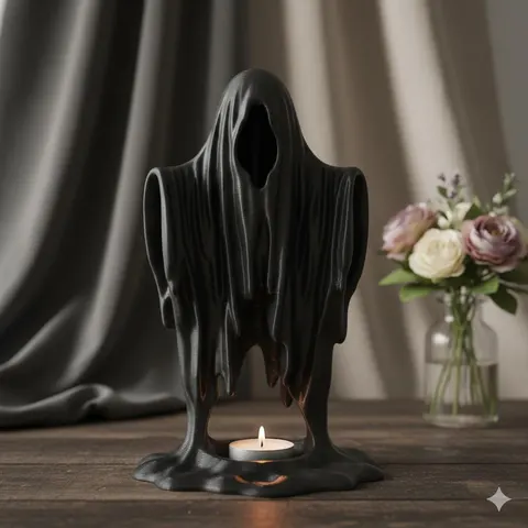 The Ghost Candle — 3D printed lamp