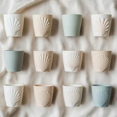 The Shell Pot — 3D printed figural vase