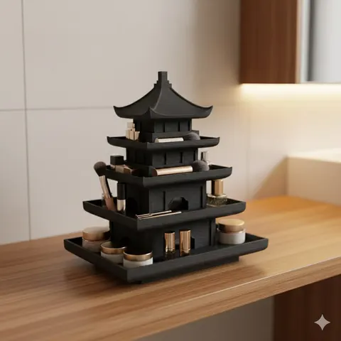 The Shogun House Stand — 3D printed desk organizer