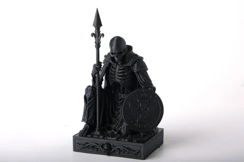 Timekeeper Skeleton Sentinel — 3D printed gothic figurine
