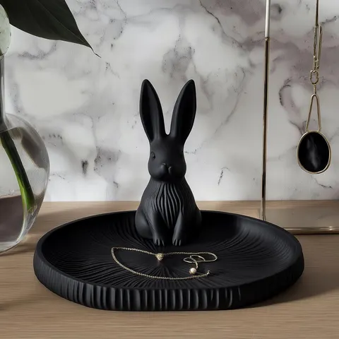 Tray With Rabbit — 3D printed kitchen accessory
