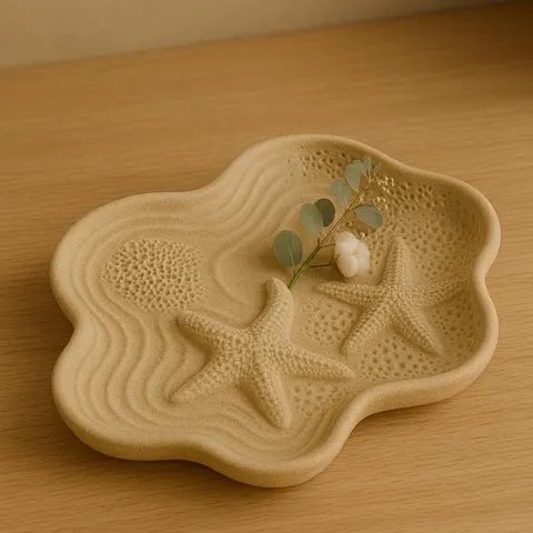 Tray With Starfish — 3D printed animal tray