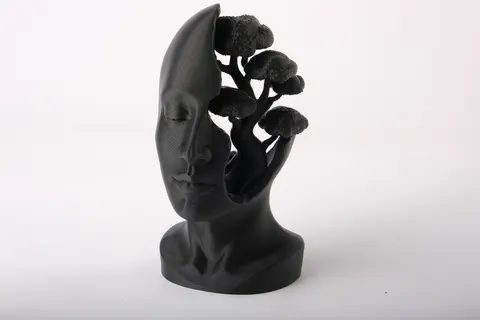 Tree Of Mind — 3D printed bust sculpture