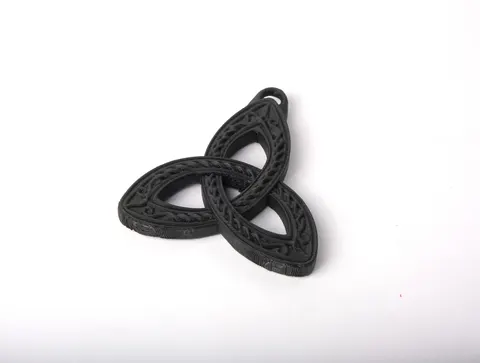 Triquetra Knot Pendant — 3D printed jewelry piece