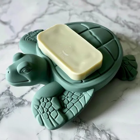 Turtle Soap Dish — 3D printed animal tray