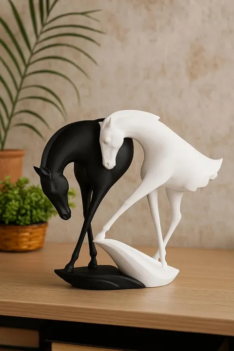 Two Horses — 3D printed animal figurine