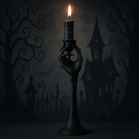 Undead Arm Candlestick — 3D printed gothic figurine