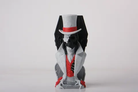 Undertaker Bust — 3D printed gothic figurine