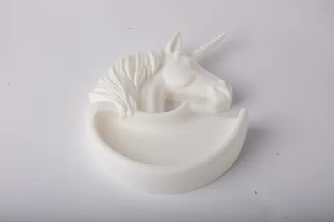 Unicorn Decorative Stand and Catch-all Tray — 3D printed animal tray