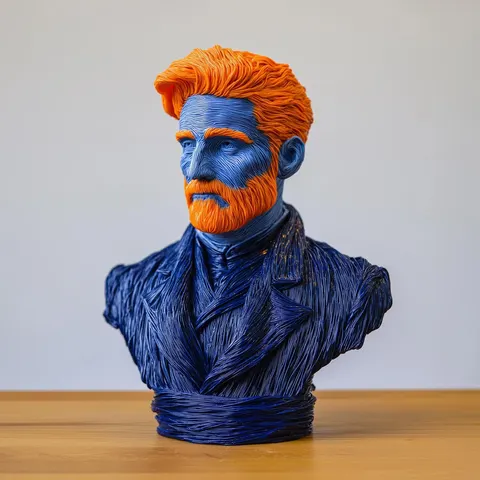 Van Gogh — 3D printed decor piece