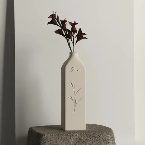 Vase 11 — 3D printed botanical vase