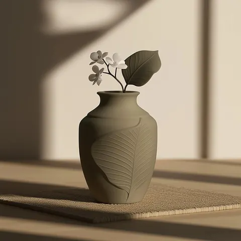 Vase 13 — 3D printed botanical vase