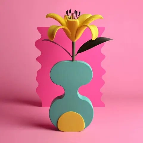 Vase 23 — 3D printed geometric vase