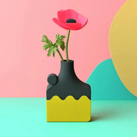 Vase 24 — 3D printed geometric vase