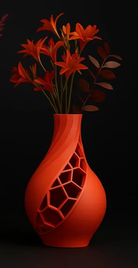 Vase 35 — 3D printed geometric vase