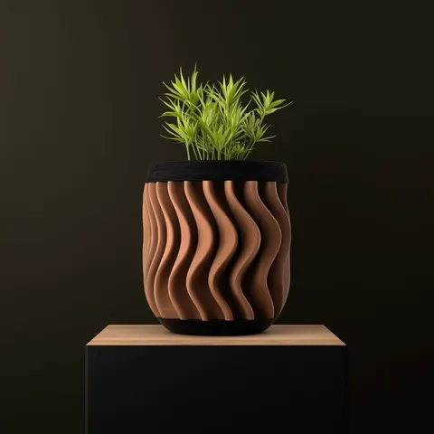 Vase 37 — 3D printed botanical vase