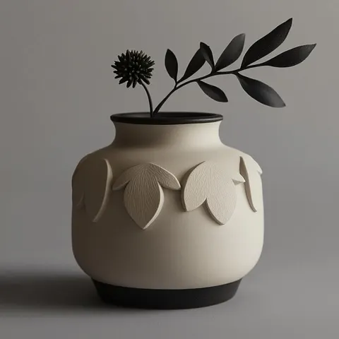 Vase 4 — 3D printed geometric vase