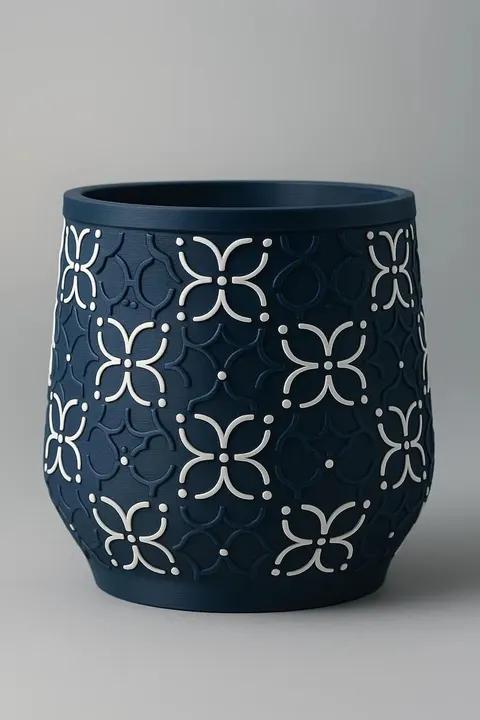 Vase 45 — 3D printed botanical vase