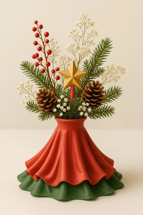 Vase Fabric Layer — 3D printed geometric vase
