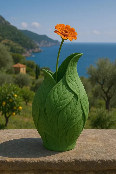 Vase Foliage 5 — 3D printed botanical vase