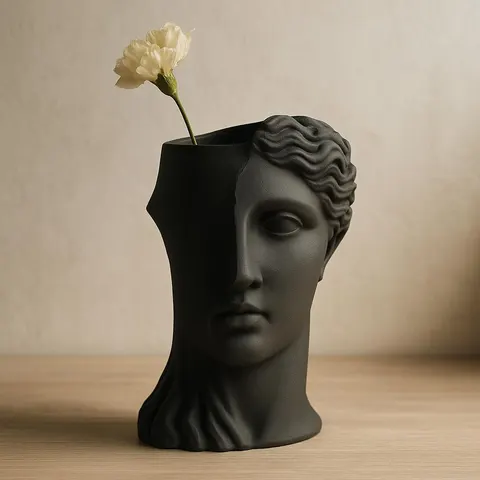 Vase Head Greece — 3D printed figural vase