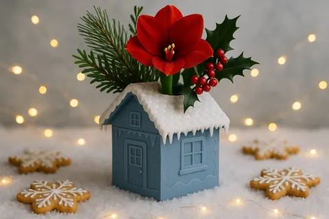Vase House — 3D printed figural vase
