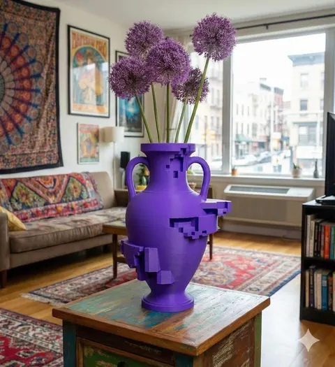 Vase Jug — 3D printed geometric vase