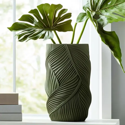 Vase Leaf 6 — 3D printed botanical vase