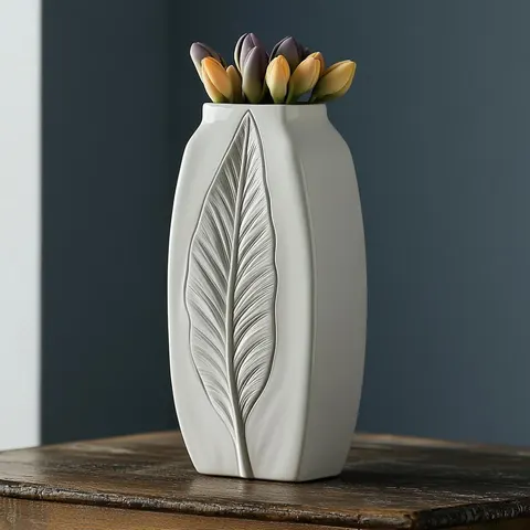 Vase Leaf 8 — 3D printed botanical vase