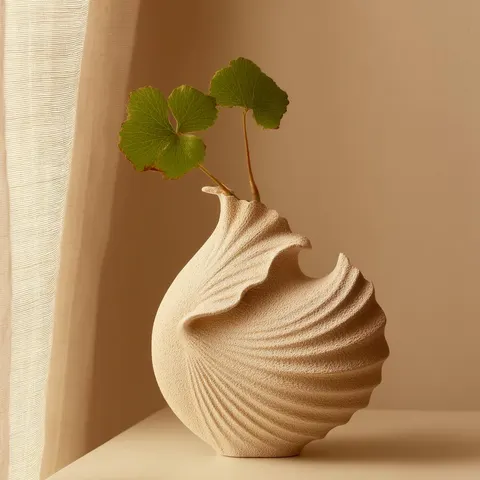 Vase Seashell 2 — 3D printed figural vase