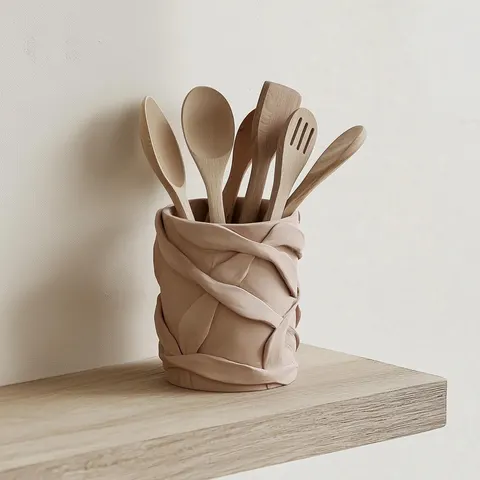 Vase Strips Of Clay Vase Strips Of Clay2 — 3D printed geometric vase