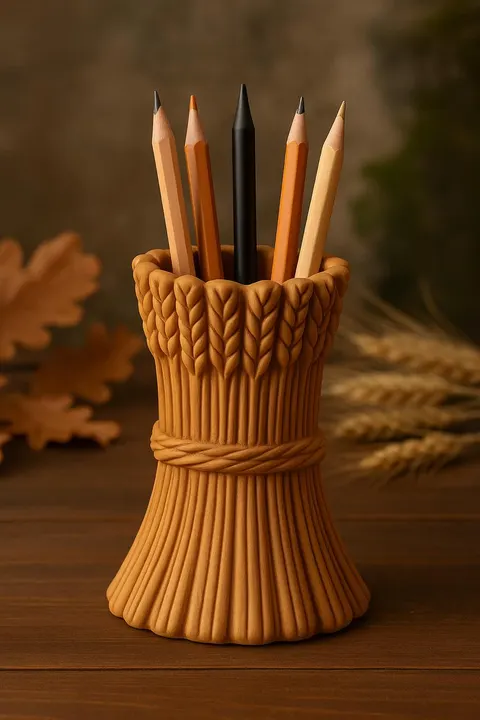 Vase Wheat — 3D printed botanical vase
