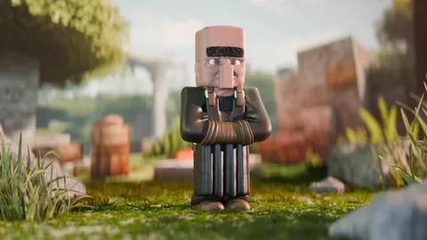 Villager — 3D printed decor piece