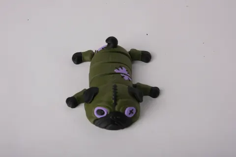 Voodoo Doll Pug — 3D printed fidget toy