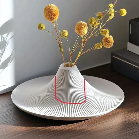 Vulcan Vase — 3D printed geometric vase
