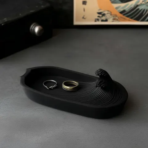 Waves — 3D printed geometric vase
