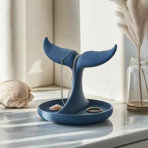 Whale Fin — 3D printed animal figurine