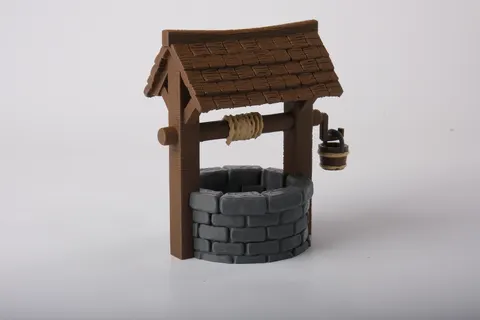 Wishing Well Aquarium Decor — 3D printed decor piece