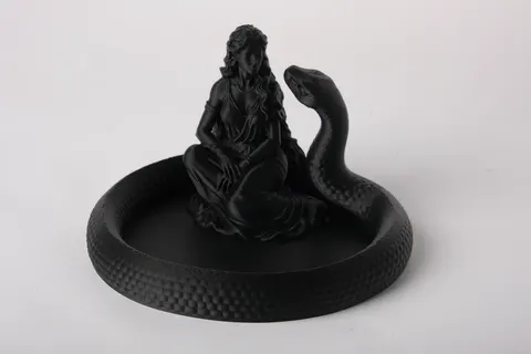 Woman and Snake Figurine — 3D printed animal tray