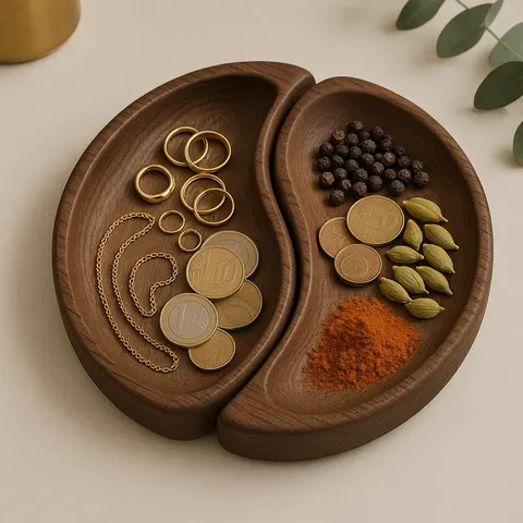 Yin Yang Tray — 3D printed minimalist organizer