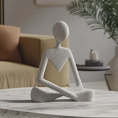 Yoga Statuette — 3D printed bust sculpture