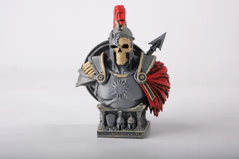 Zombie Spartan Warrior — 3D printed gothic figurine
